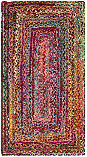 Tapete artesanal SAFAVIEH 69x122 cm rojo y multicolor miniatura 2