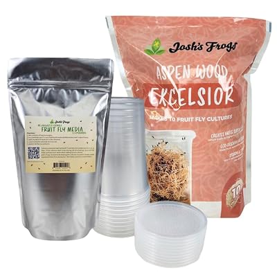 Josh's Frogs Melanogaster Fruit Fly Culture Kit (Makes 10 Cultures)