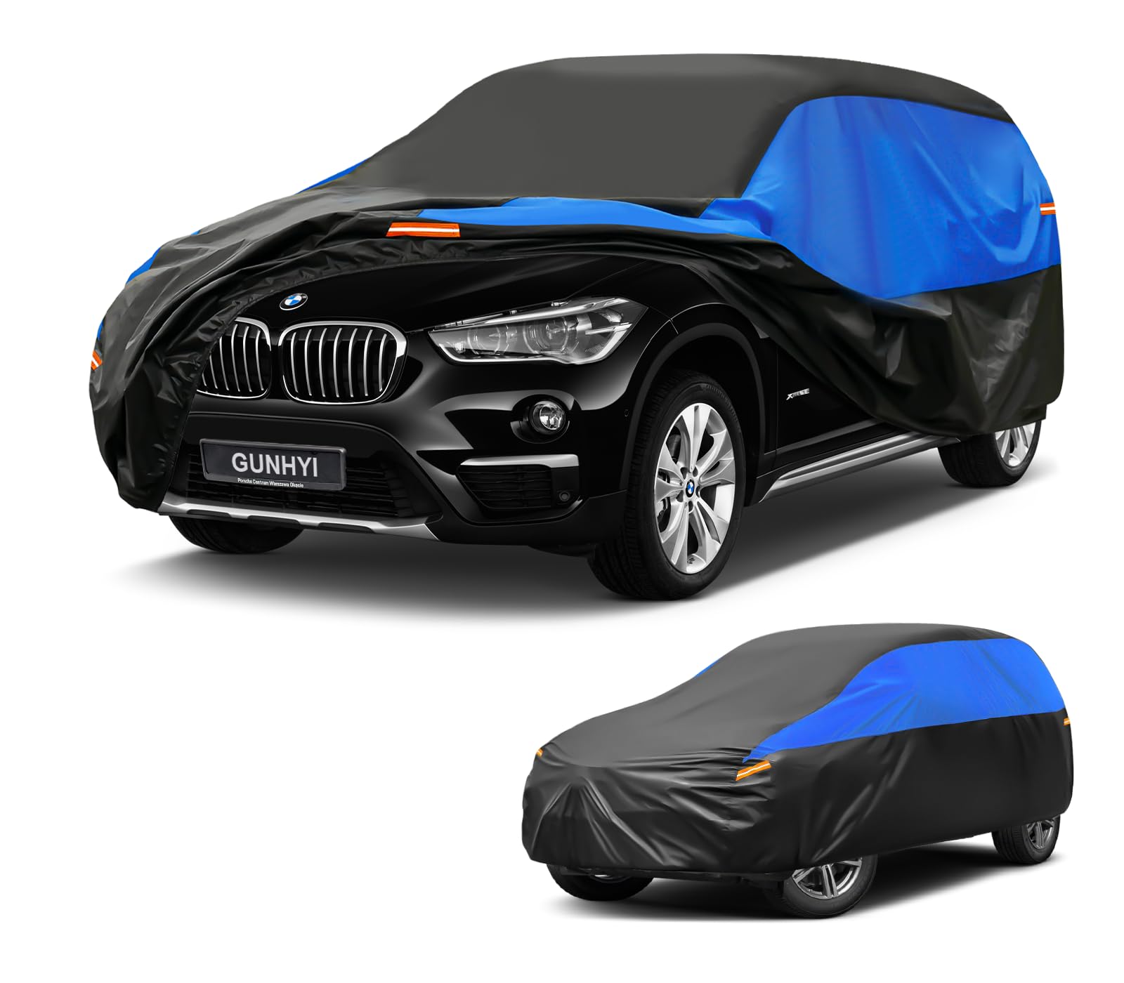 GUNHYI Autoabdeckung Winter Vollgarage Auto Abdeckplane Staubdicht Wasserdicht Autohülle Autoplane Car Cover