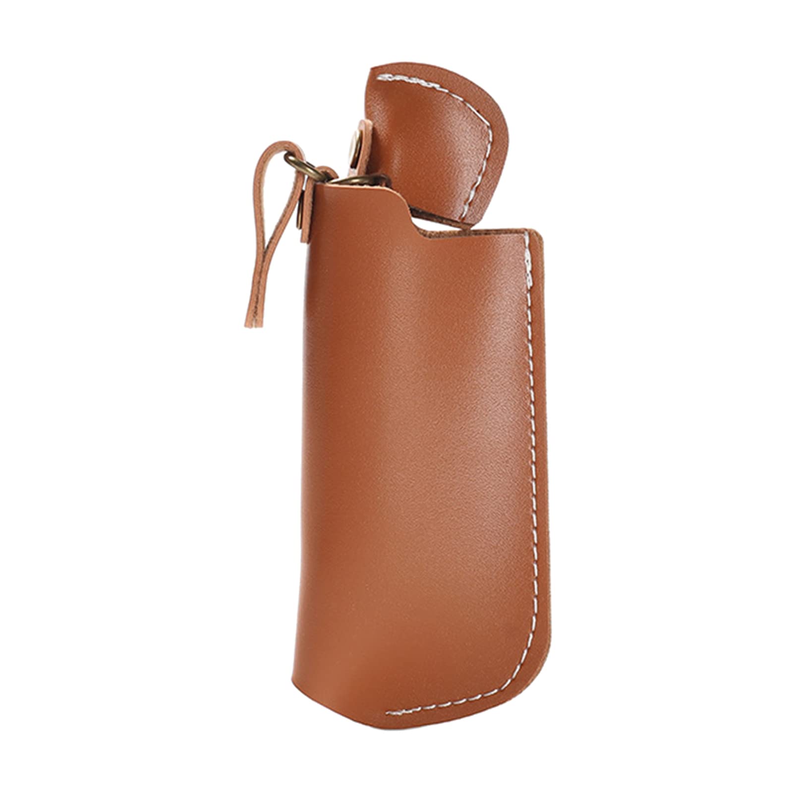 Club Bollywood®Leather Lighter Case Protective Pouch Lighter Holder Uni Outdoor Camping Caramel| Outdoor Sports| Outdoor Sports|1 Piece Lighter Case Holder-picture-29