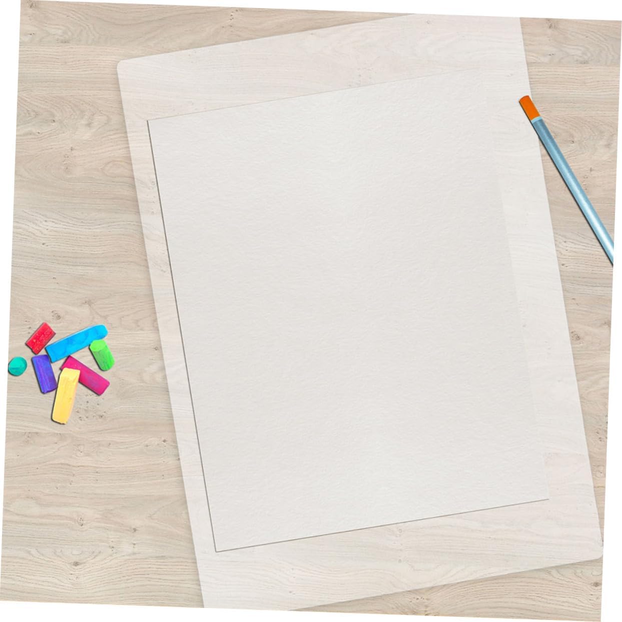 VILLCASE 15pcs Exam Board Plastic Writing Mat Translucent Desk Pad Mat for School Office