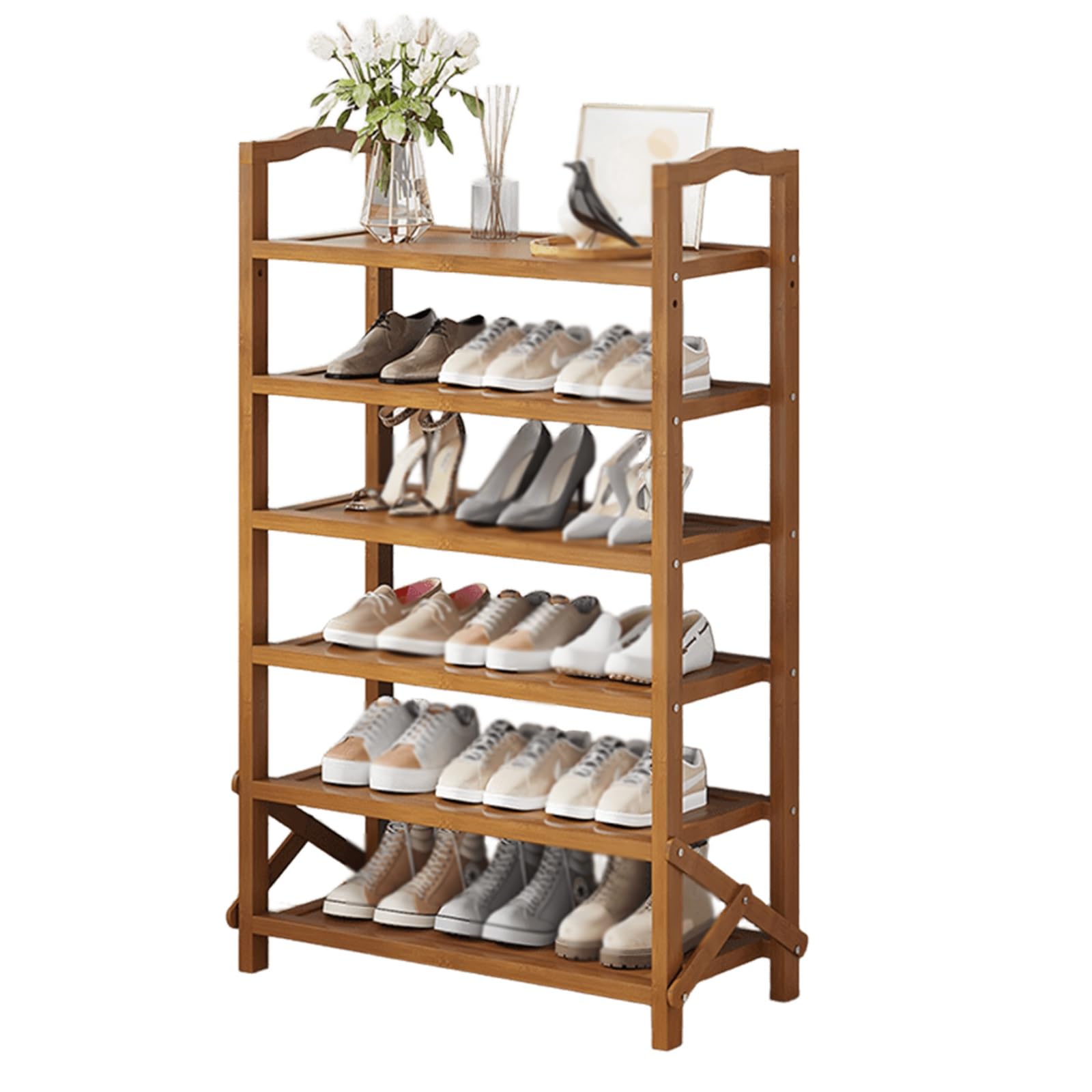 Étagère à chaussures en bois pour stopper le désordre de vos baskets