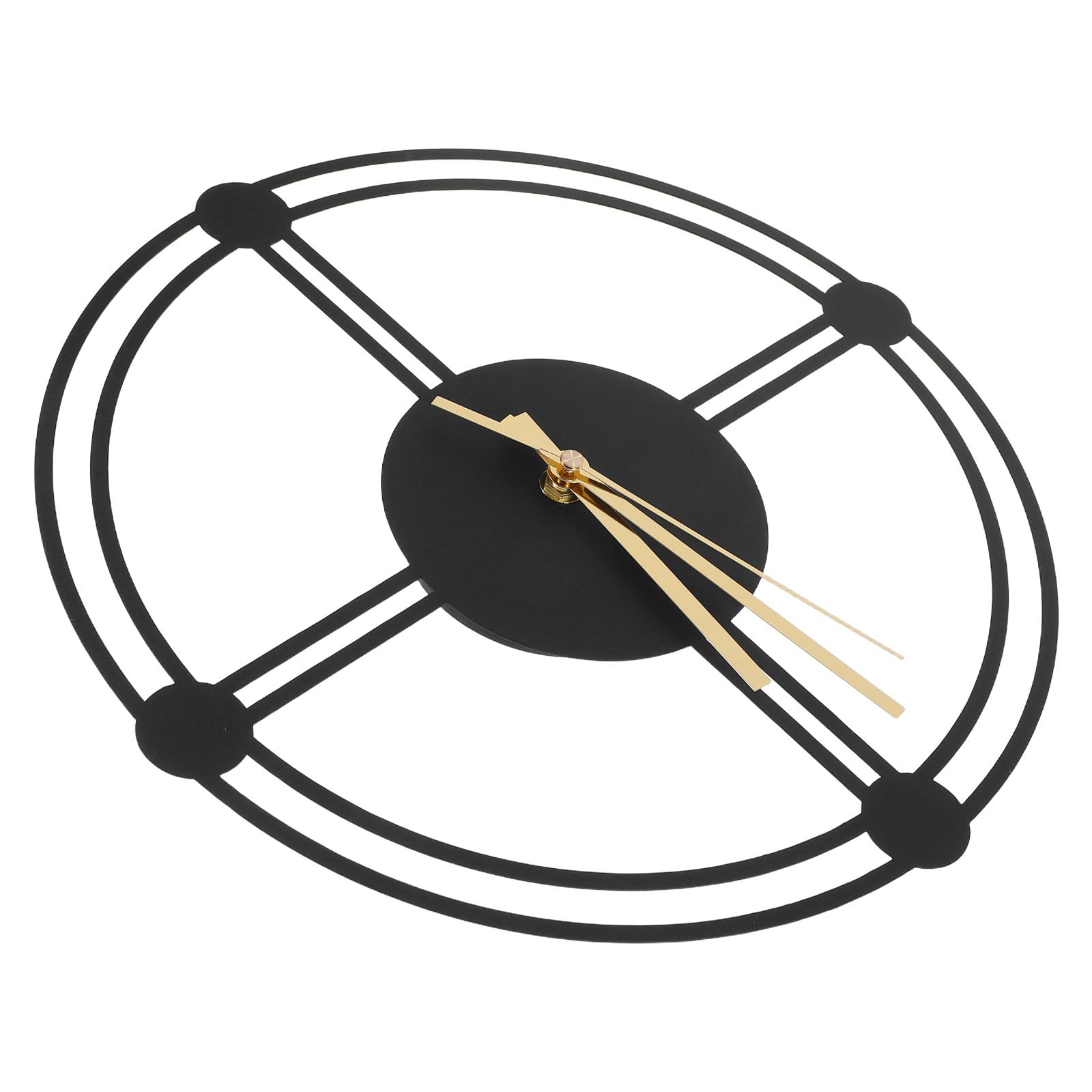 Reloj impermeable HINTRMENT silencioso de hierro para jardin