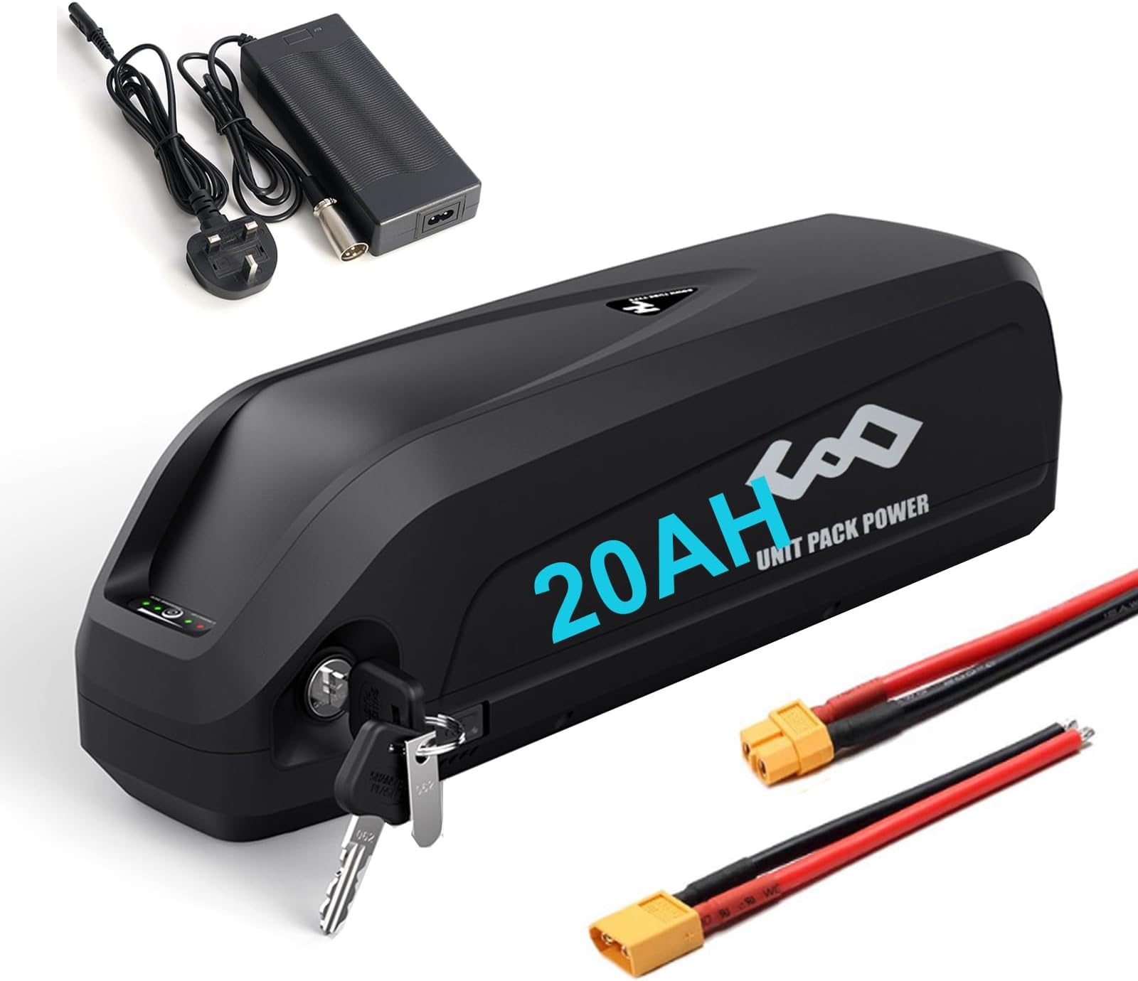 (UK Warehouse) Ebike Battery 48V 20AH (LG4800cell) Lithium ion Battery with Charger, USB Port for Ebike conversion kit, hub motor 1500W 1000w 750w 500w 250w