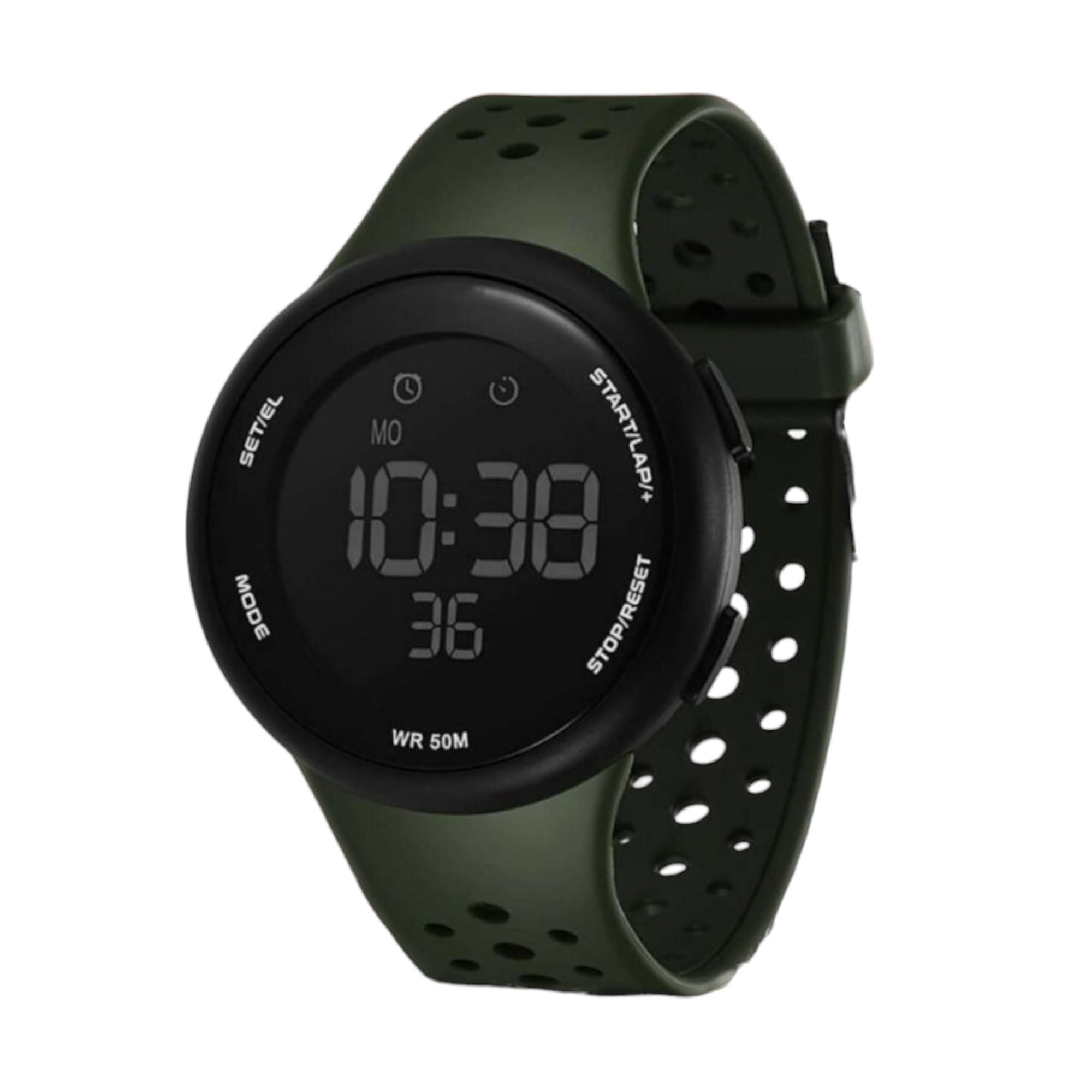 drealex All Black Multi-Functional LED Display, Alarm, Stopwatch Digital Watch - for Men-picture-18