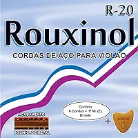 Cordas Para Violão, Rouxinol, Aço Inox, R20, Com Bolinha