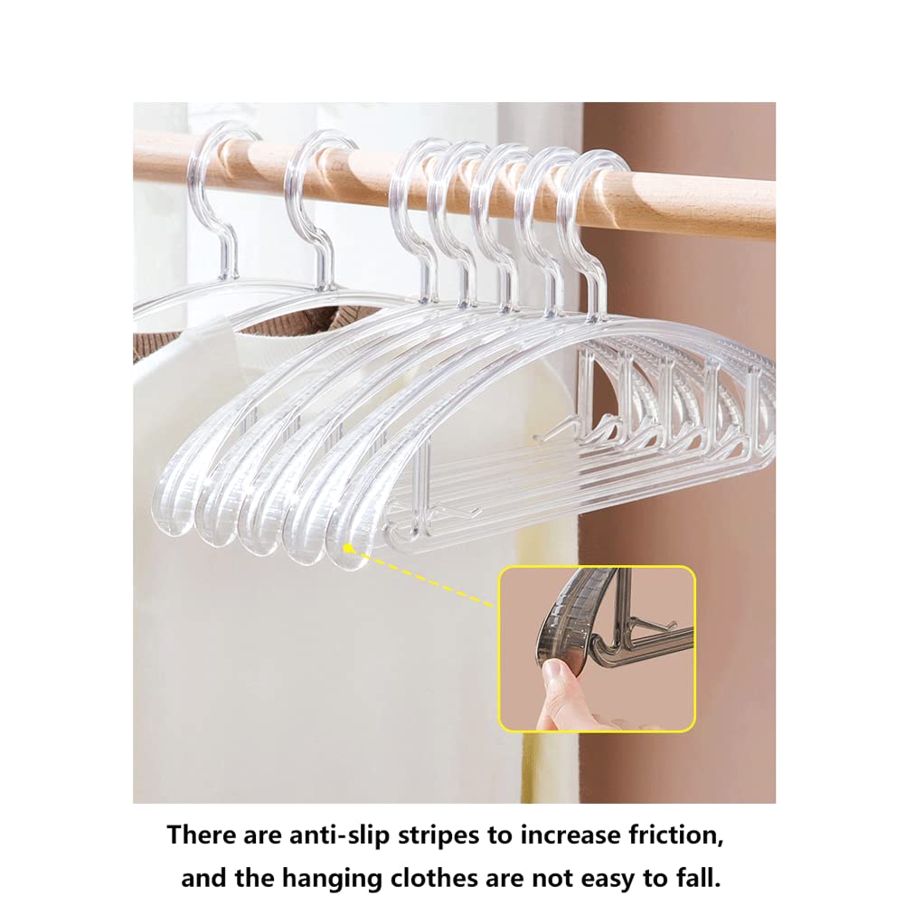 SLMT Lot De 10 Cintres Antidérapants à Extrémité Ouverte Pour