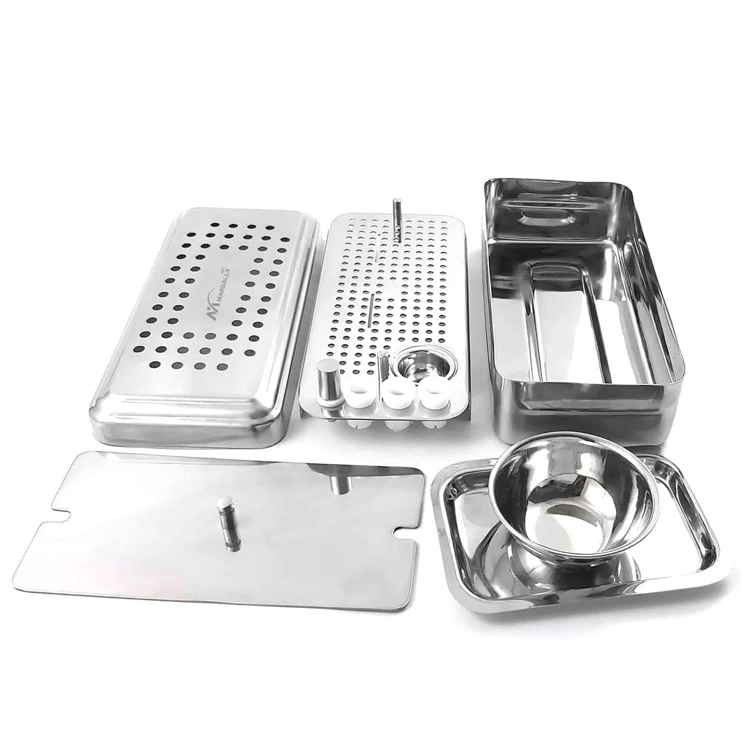 Dental PRF & GRF Box | Platelet Fibrin Processing Cassette | Stainless Steel Instrument for Implant Procedures