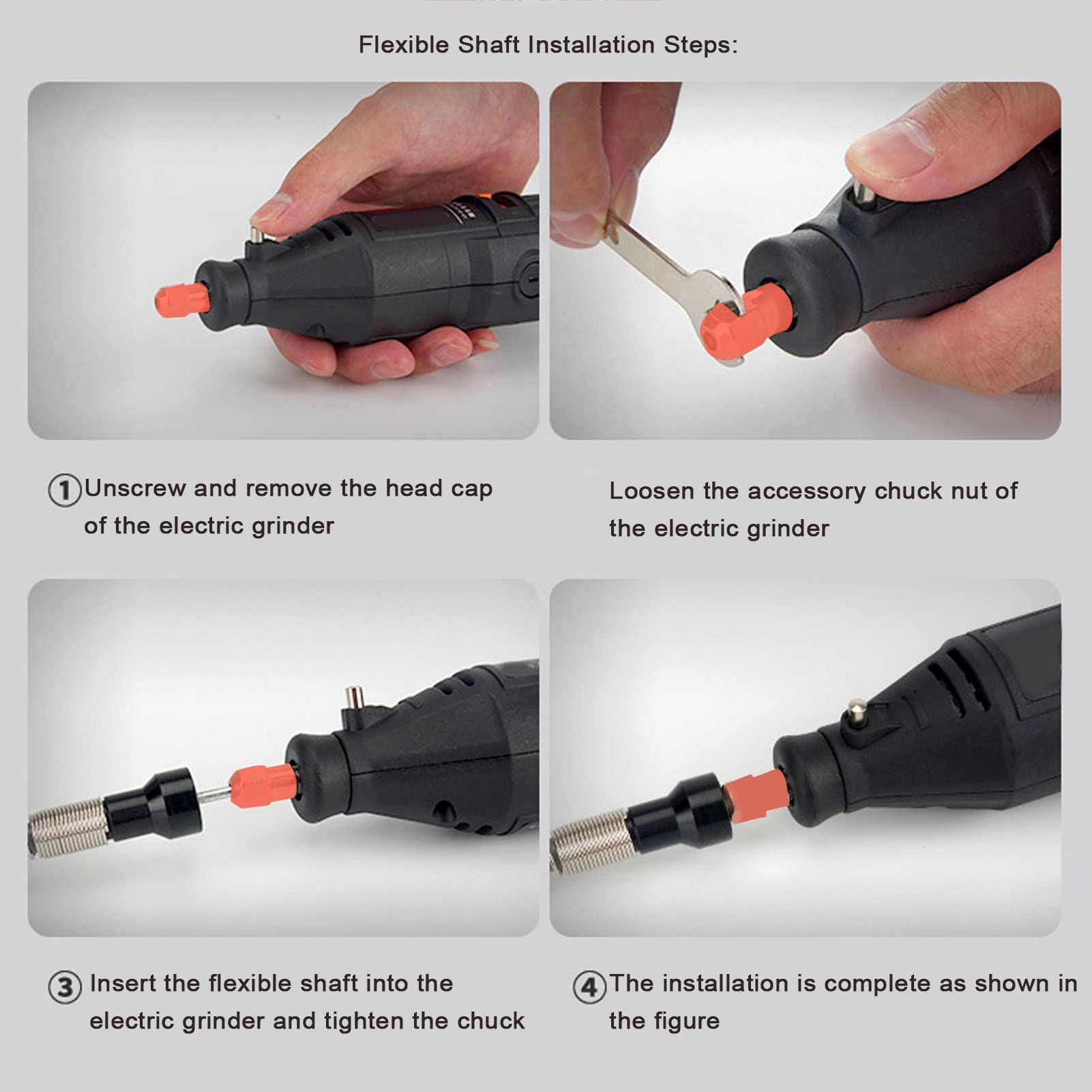 Albero Flessibile Per Trapani Cm 90 - Foto 2