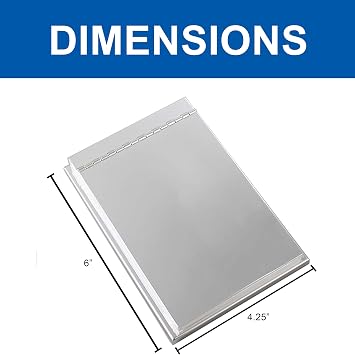 Natico Originals Non-Tarnishing Executive Silver Travel Notebook, Portable Jotter Notepad 6 x 4.25 Journal w/ 5.75 x 3.75 100 Page Perforated Pad (30-418)