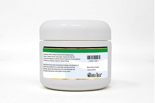 Miniatura 2 de Bianca Rosa Extracto de Eleuthero (0.8% Eleutherosides) Crema (2 oz, ZIN 514309) - Paquete de 3