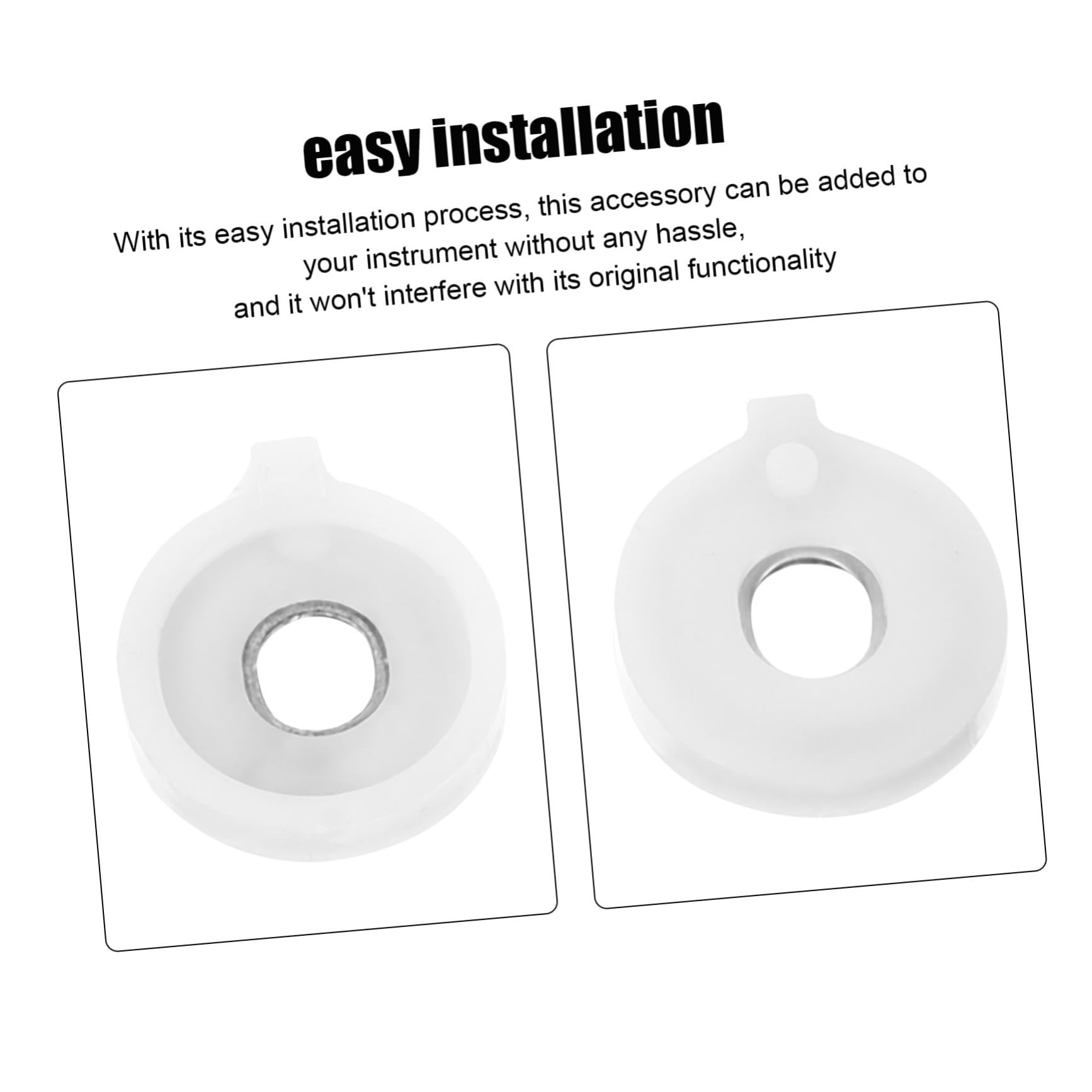 Levemolo 6pcs Trumpet Valve Spring Plates Repair Kit for Band Instruments Trumpet Spring Gaskets