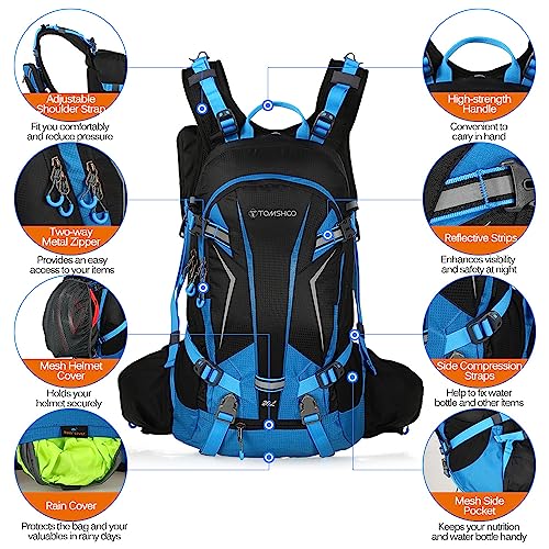 Fahrradrucksack TOMSHOO 20L für Wandern und Outdoor-Aktivitäten