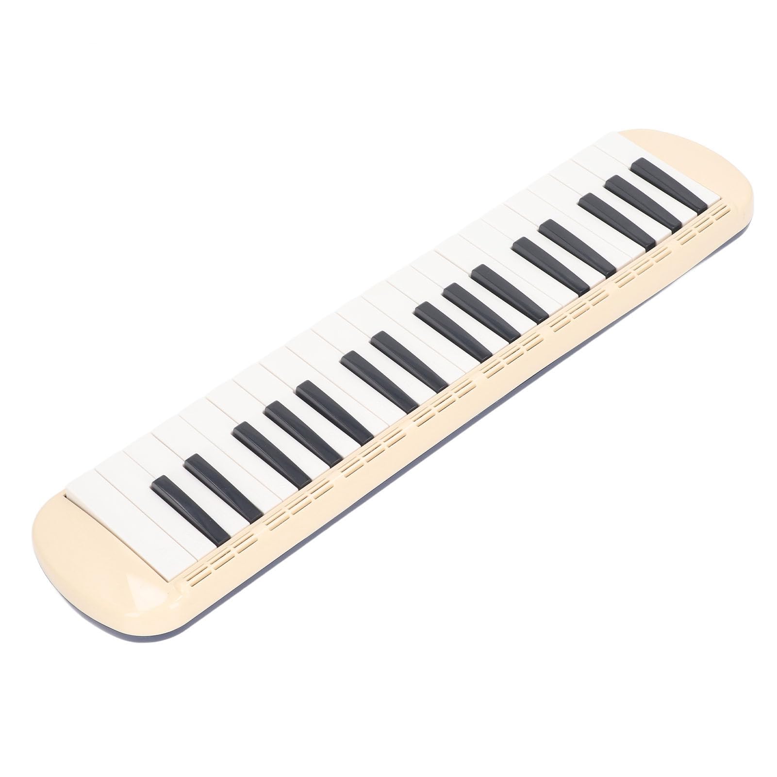 Tragbare Melodica mit 37 Tasten für -Musikinstrument, Leicht zu Greifende Air-Piano-Tastatur für Anfänger, ABS-Material, Multifunktional, Ideal Zum Musiklernen zu Hause oder in der Schule