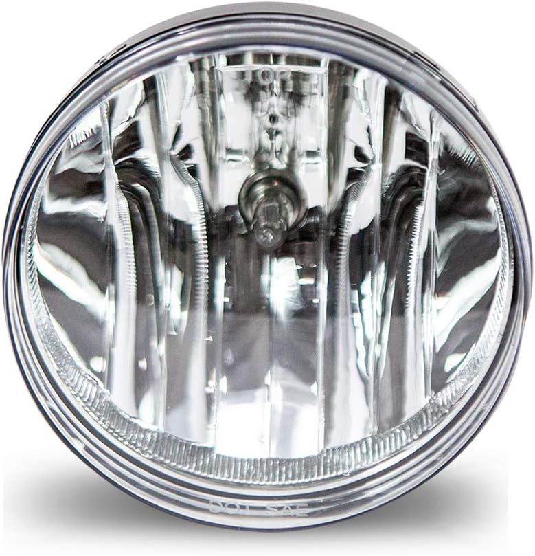 Winjet OEM Series for [2007-2014 Sierra] 2007 2008 2009 2010 2011 2012 2013 GMC Sierra 1500/2007-2014 GMC Sierra 2500 HD/3500 HD Clear Lens Driving Fog Lights with 12V 24W Bulbs
