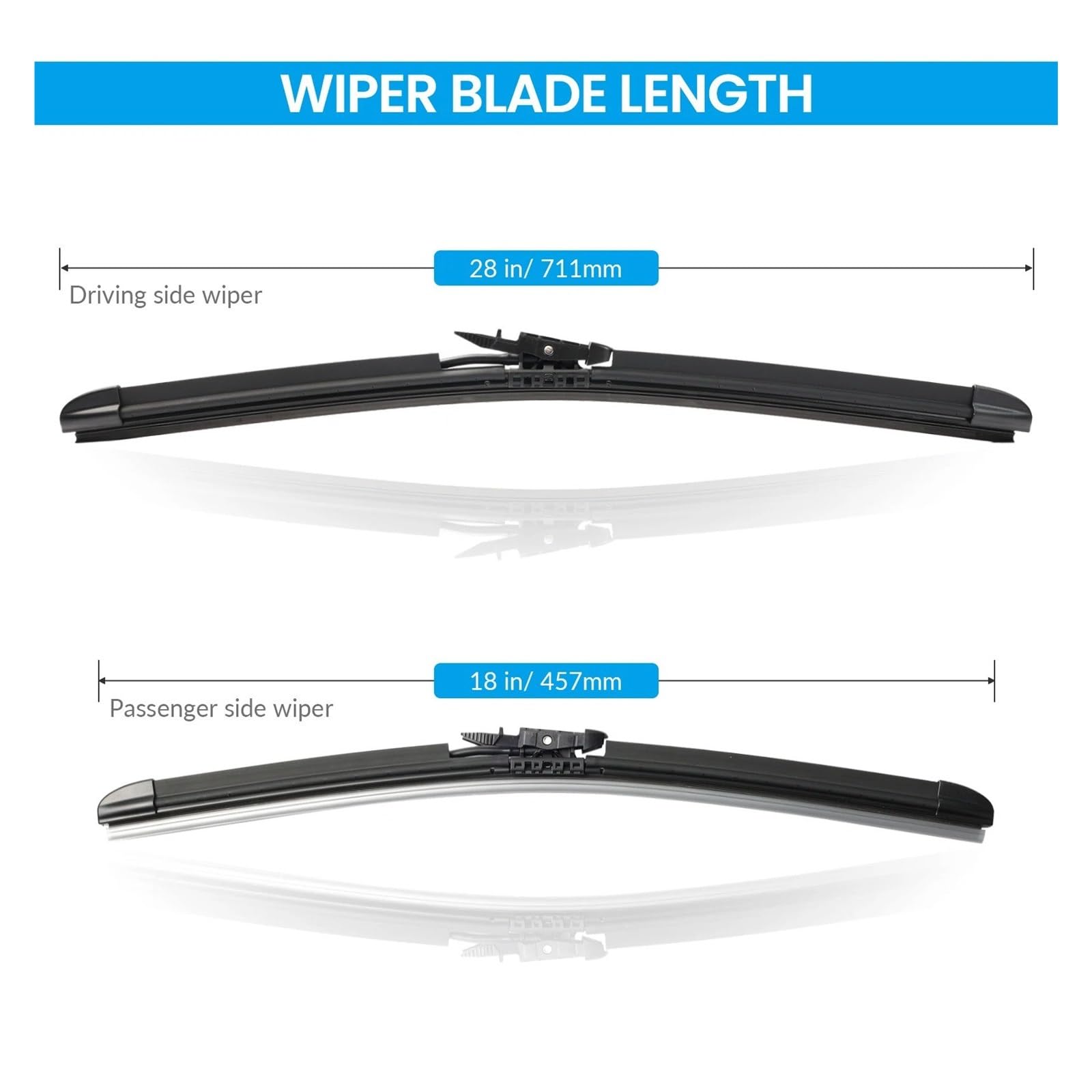 Tergicristallo Resistente Alle Intemperie Per Tesla Per Modello Per X 15-22 Spazzole Tergicristallo Anteriori Parabrezza Per Pioggia 28"+18" Con Ugelli Lavavetri