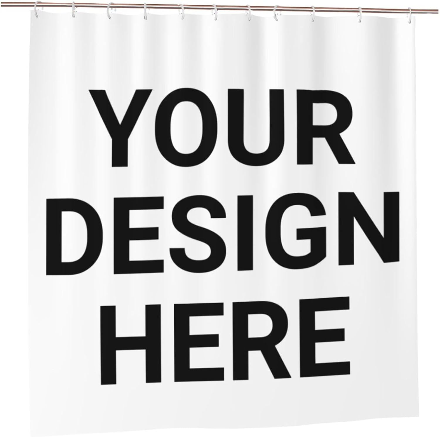 Custom Shower Curtains for Bathroom 72x72in Personalized Customized Shower Curtains with Pictures Text Waterproof