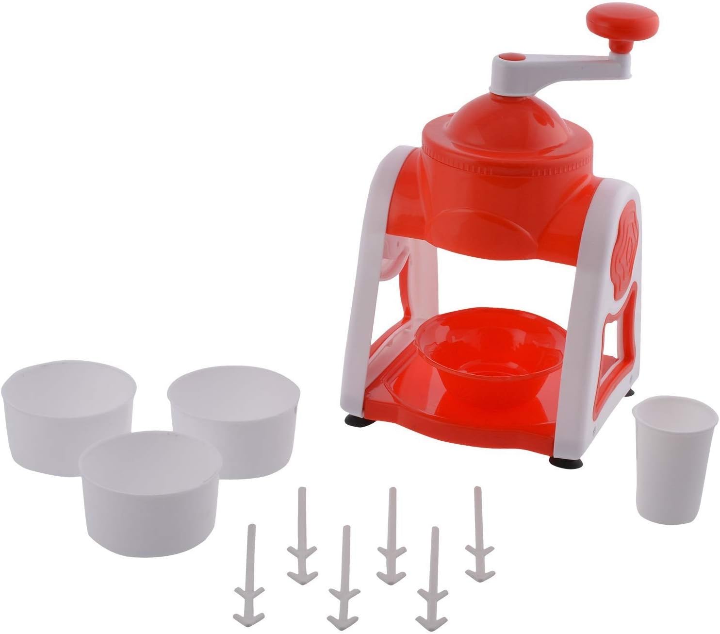DEALBOX Plastic Manual Ice Gola and Slush Maker Machine