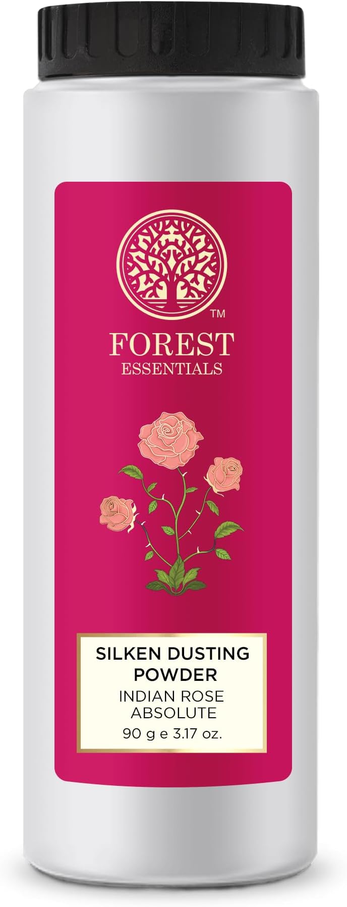 Silken Dusting Powder, Indian Rose Absolute, 100g