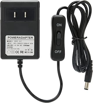 Foam Cutter and Electric Hot Knife Power Adapter with Stable Easy Control 4.5V 3000mA for Home Use Plastic Metal Housing 100-240V Universal Input Model #2