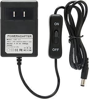 Foam Cutter Power Adapter, Stable Easy Control 4.5V 3000mA Plastic Metal Durable 100â€‘240V Electric Hot Knife Adapter for Home(#2)