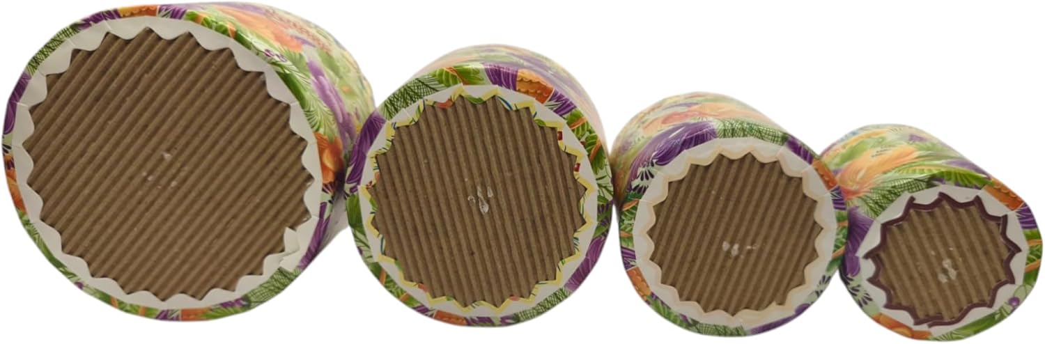 24 Pack (4 sizes) Easter Forms | Non Stick Kulich Paska Panettone Paper Mold (Petrikovka)