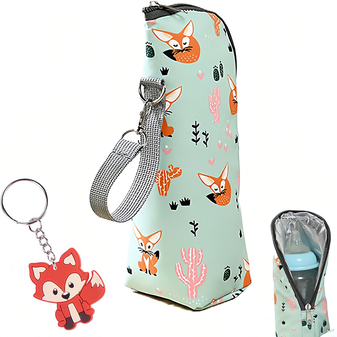 1 Pcs Bolsa Aislante Termostático para biberón, Bolsa Portátil Cochecito, Viajes al Aire Libre