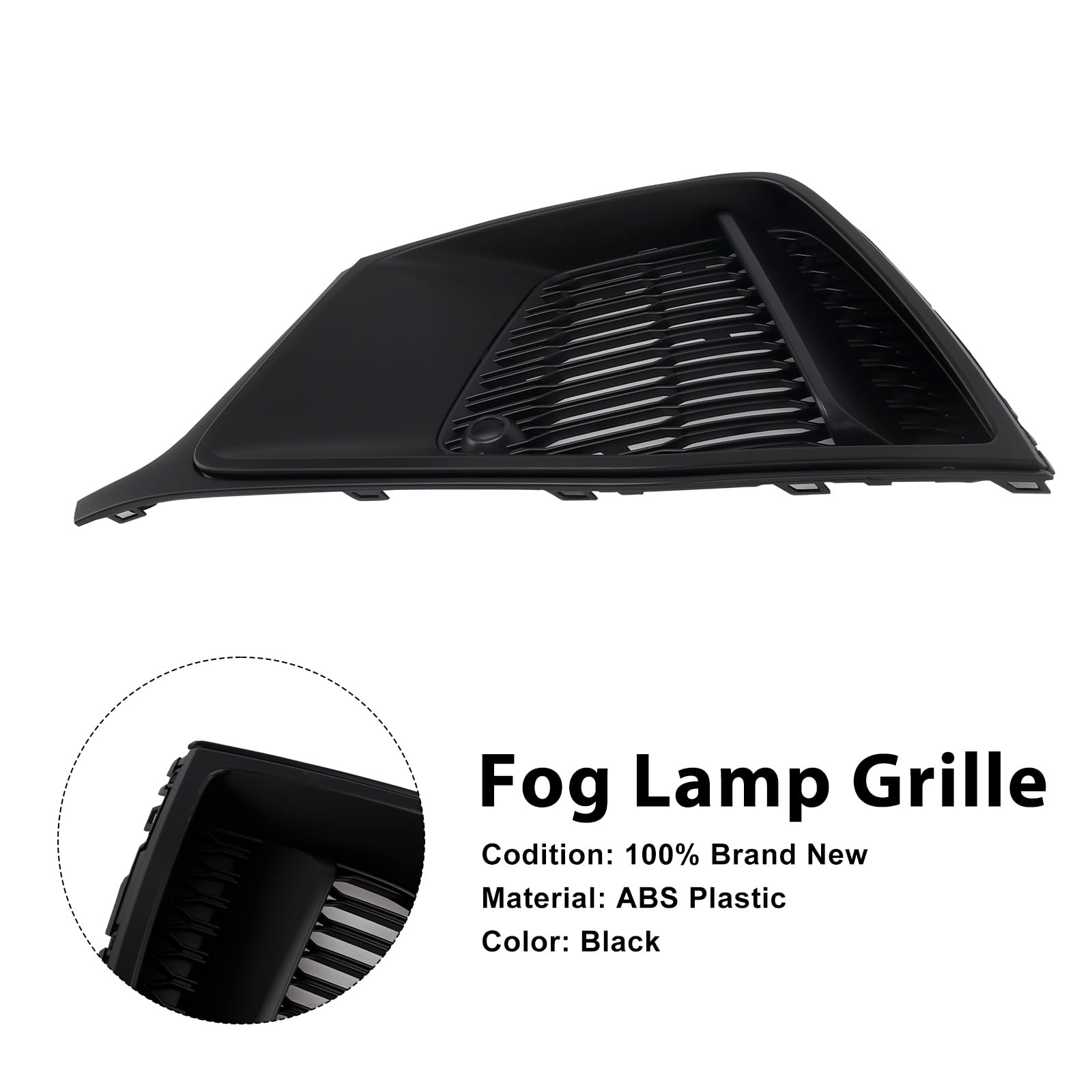 Griglia paraurti Anteriore Left Front Bumper Trim 4M8807681A Fit for Audi Q8 S-Line SQ8 2018-2023 (No Logo)