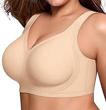 Bras for Women Supportive Wireless Push Up Bra Full Coverage No Underwear Seamless Plus Size for Older Women