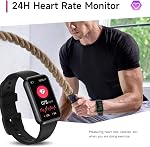 Fitness Tracker, Blood Oxygen Heart Rate Sleep 24/7 Health Monitor/Calorie Steps Counter Pedometer Activity Smart watchs/Notifications for Android/iOS Men Women