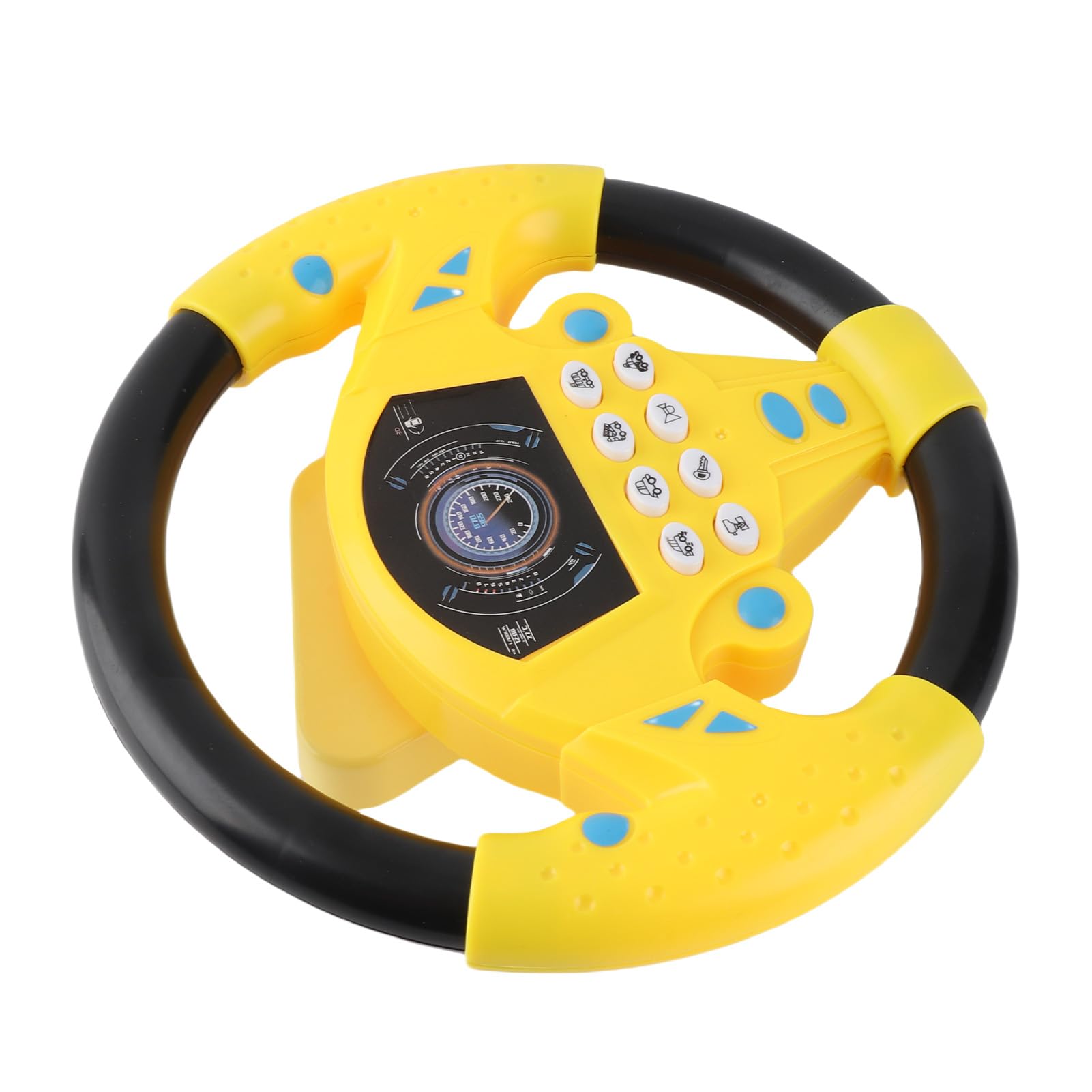 Tnfeeon Volante Copilota per Bambini Simulazione Giocattolo Volante con Luce E Suono Guida Giocattoli Educativi per La Prima Infanzia(Giallo)