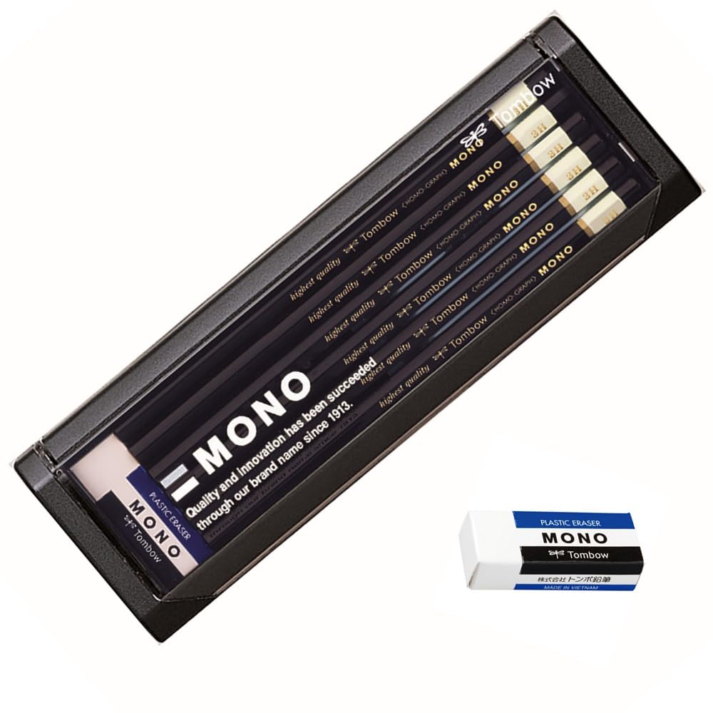 Amazon | トンボ鉛筆 高級鉛筆 2H MONO (超微粒子芯のハイスタンダード