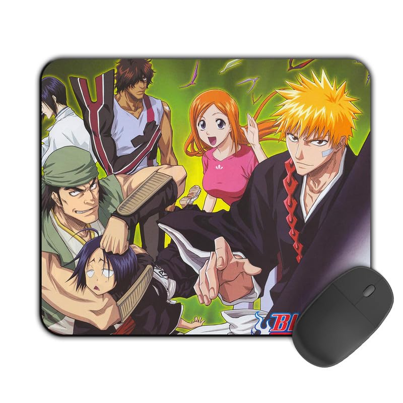 Image of Printed Designer Mouse Pad Ichigo Friends 2 (200MM X 240 X 3MM) Enhance Gaming and Work Performance Comfortable and Precise Non-Slip Water Proof Bleach Mouse Pad.
