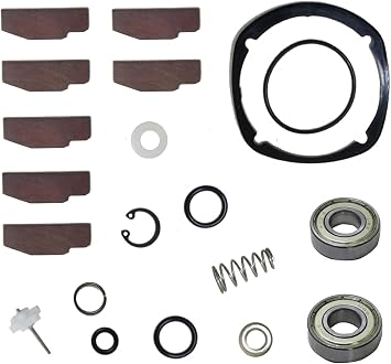 #2135-TK2 Tune-Up Kit 2350X 2135Ti 2135PTi 2135TiMax 2350XP 2135 2135Ti 2350XP MT1769 1/2-Inch Impact Wrench Parts Rebuild KIT Quality Durable New Replacement Parts For Ingersoll Rand