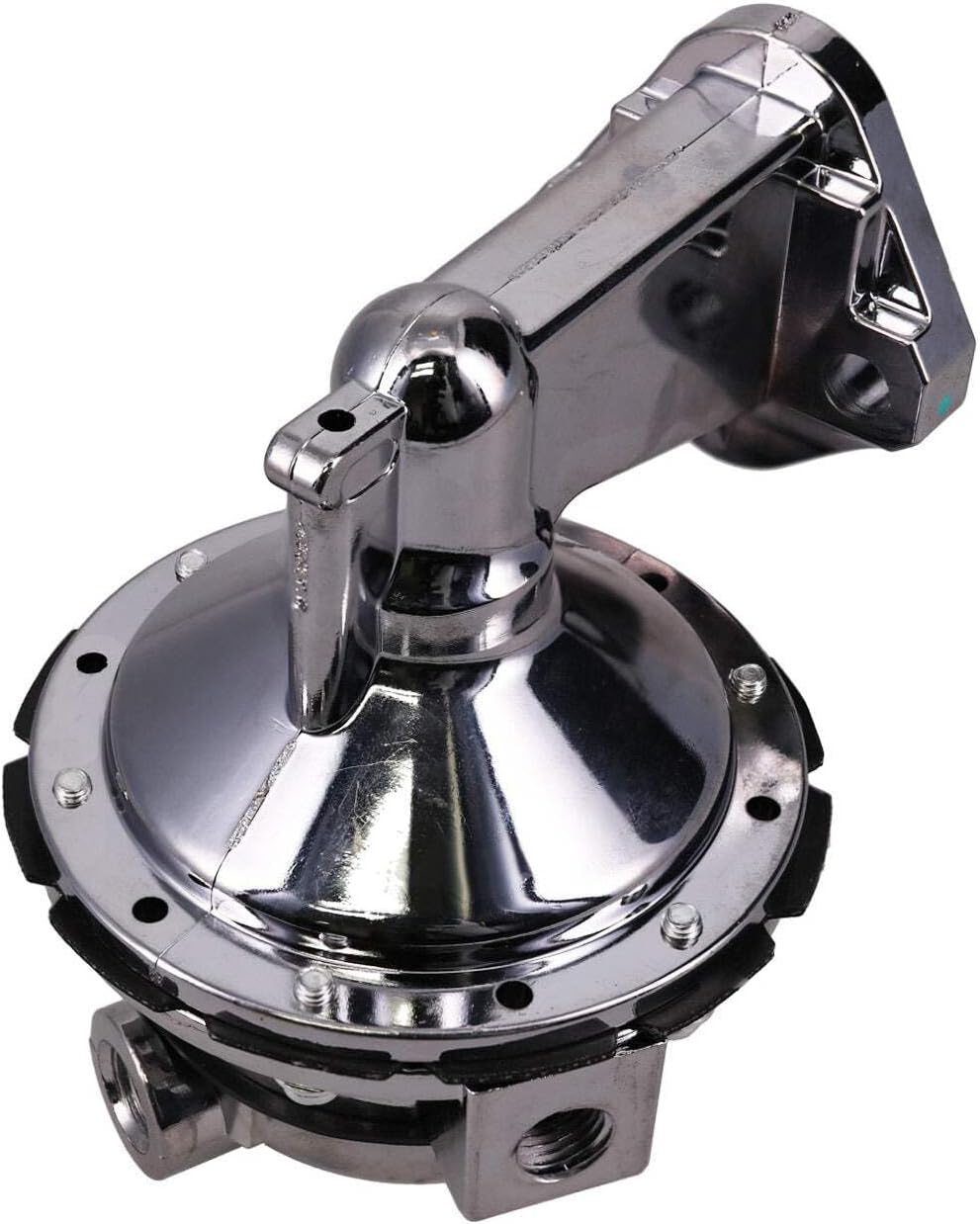 Top Street Performance JM1006C Chrome 110 GPH Free Flow Mechanical Fuel Pump