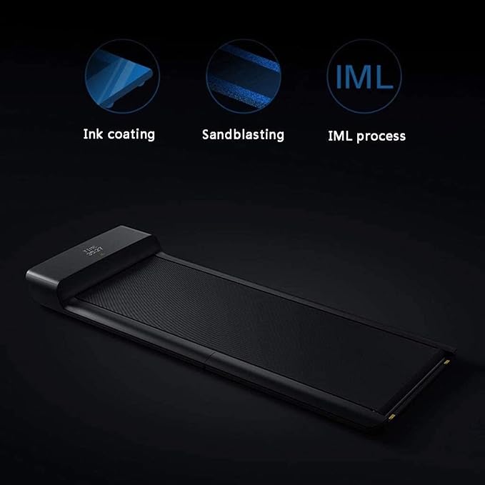 Caminadora Plegable con Display LED, Banda Antideslizante y Ruedas miniatura 4