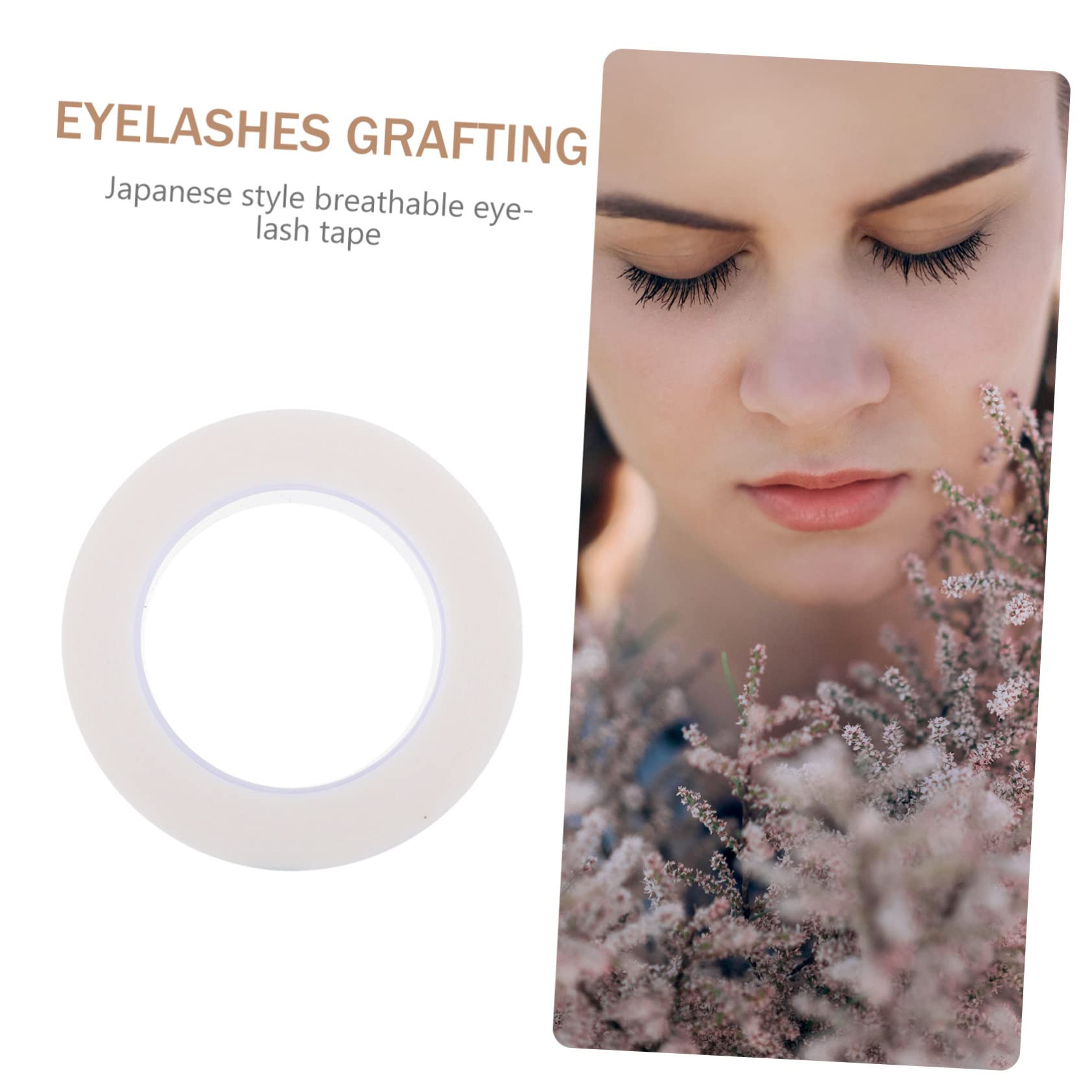 FOMIYES 8pcs Lash Adhesive Tapes Non-woven Fabric Eyelash Extension Tapes for Lash Grafting Comfortable Pain- Application