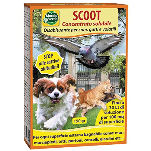 Mondo Verde REP01 - Repelente Perros y Gatos Polvos de 150 g, Color Rojo