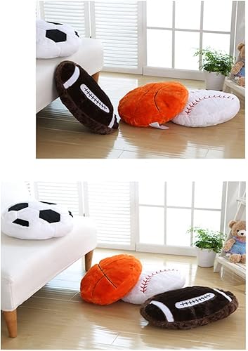 Miniatura 10 de Ophrb - Juguetes deportivos de peluche, baloncesto duradero, fútbol, béisbol, rugby, regalo para niños y niñas, 18 pies