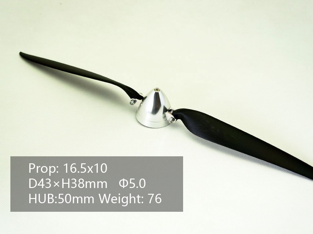 Sourcing Map Elica Di Ricambio Per Aliante RC, Nylon Nero, 22,7x15,2 Cm, Per Spinner D28-D48 Mm (1 Paio)