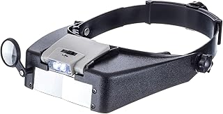 SE Illuminated Dual-Lens Flip-In Head Magnifier