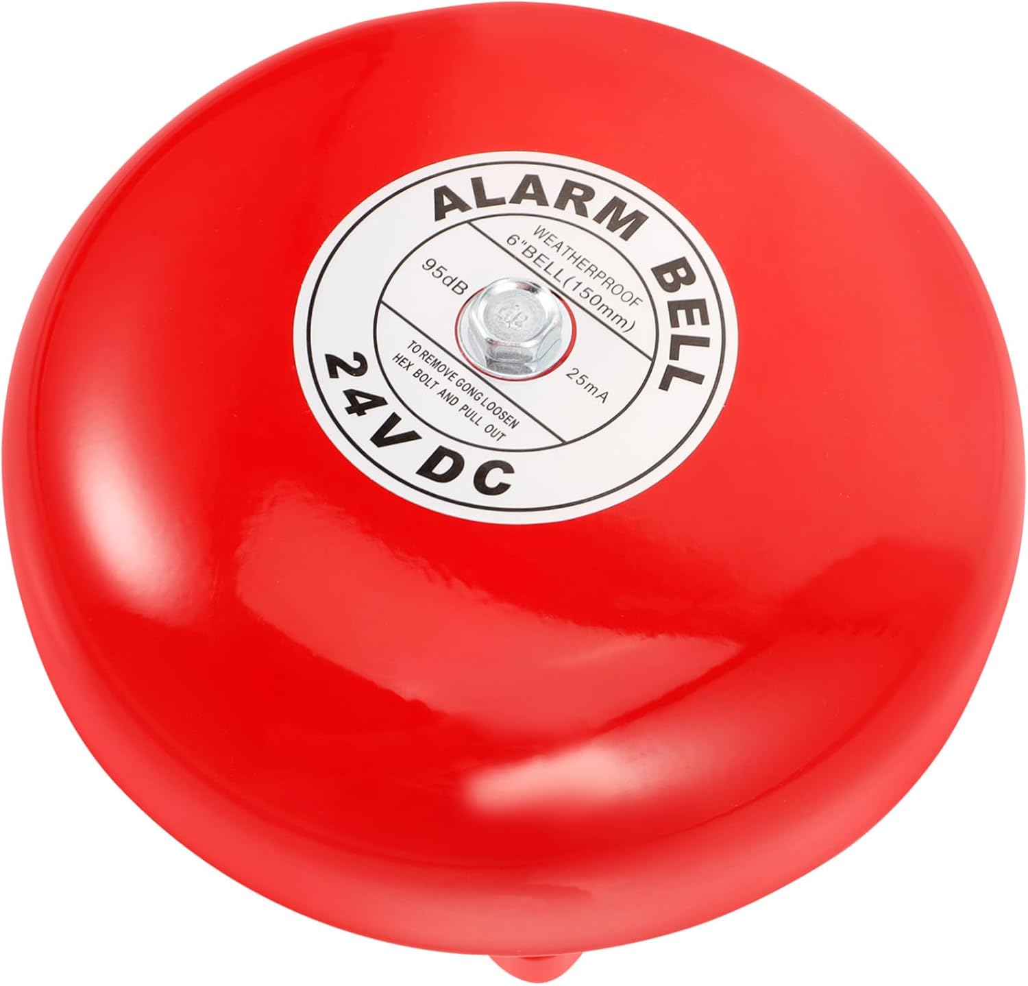 Mipcase 24V Electric Alarm Bell Loud Ringing Emergency Bell Easy Installation Suitable for Industrial and Elevator Alerts