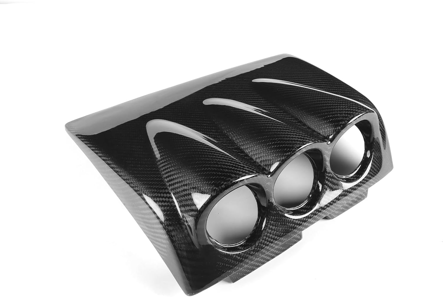 Triple Meter Gauge Pod Cover 52mm For Nissan Skyline R34 1999-2004 Carbon Fiber