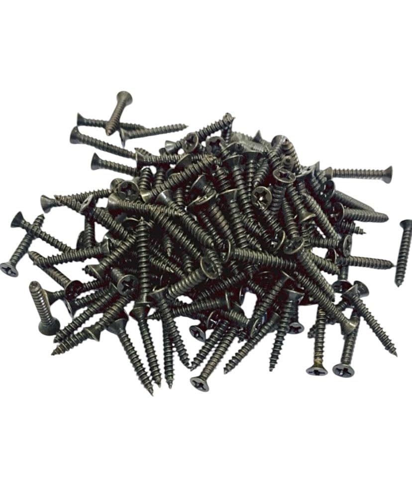 "BRASK" Brass Self Tapping Screws | CSK (Countersunk) Phillips Drive | Screws for hardware, electrical, marine, plumbing and industrial applications (50, Antique Brass, 19 mm x 4 mm (3/4 inch)) - Image 8 thumbnail