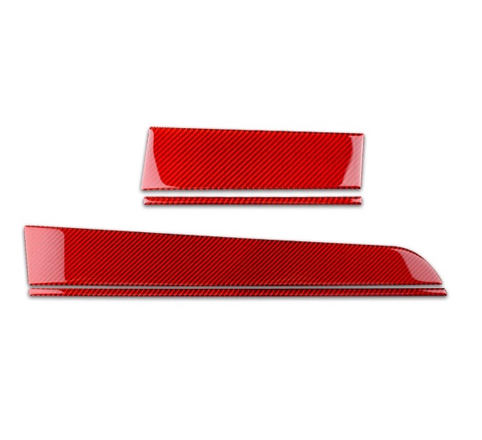 Interior Trim for Subaru for Crosstrek 2018-2023 for Impreza 2017 2018 2019 2020 2021 2022 2023 Car Co-Pilot Dashboard Sticker Cover Trim Sticker(RHD Red)