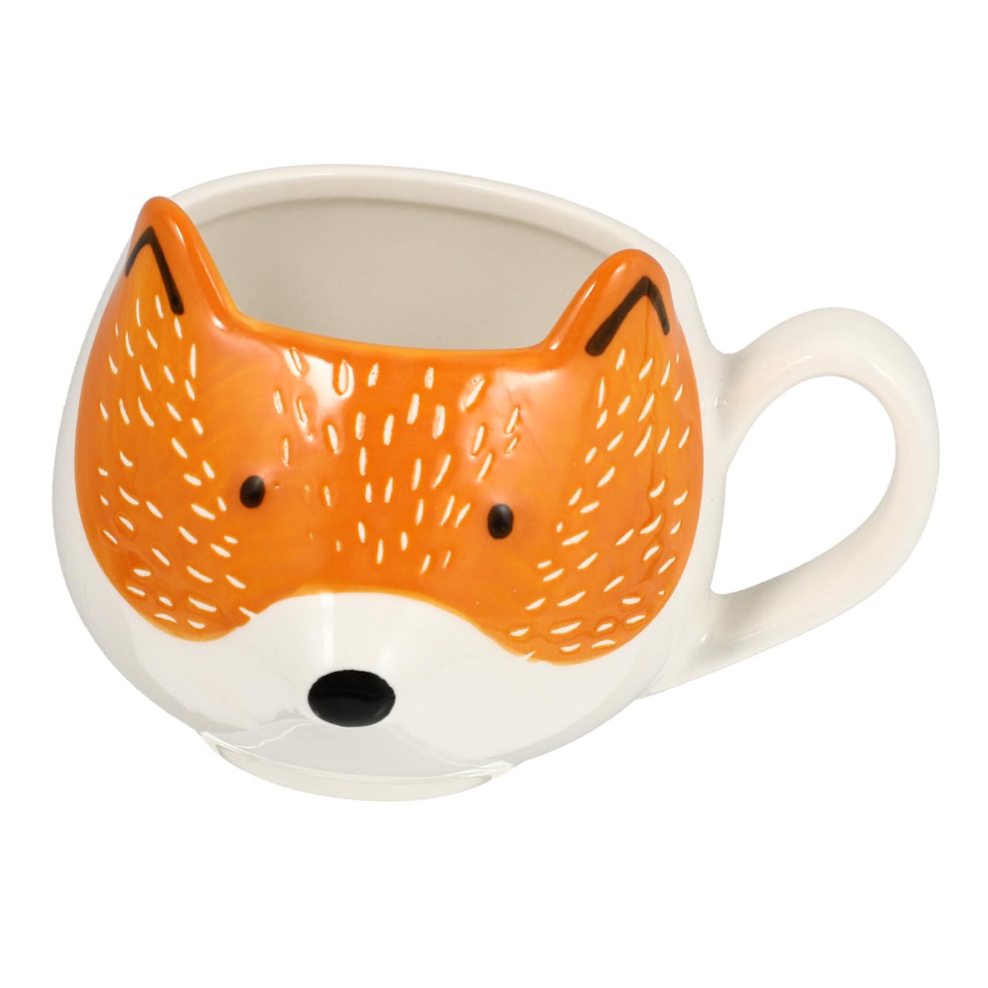 Fuchsförmiger Keramik Becher mit Hitzebeständiger Tasse für Kaffee Tee und Wasser für Partys und Festivals