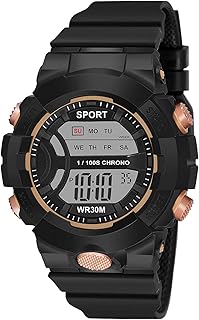 Jnv Mart Analog-Digital Boy's Watch (Dial), Black, Digital