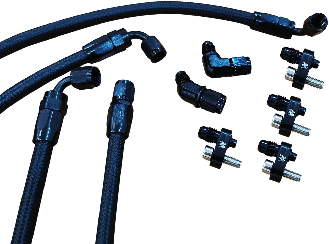4AN Steam Vent Coolant Crossover Complete Kit for ZL1 LSA Supercharger with Hardware and Hoses