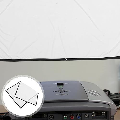 Miniatura 5 de BESPORTBLE Pantalla de proyección al aire libre interior de la exhibición de película HD del poliéster para el cine en casa del aula y las