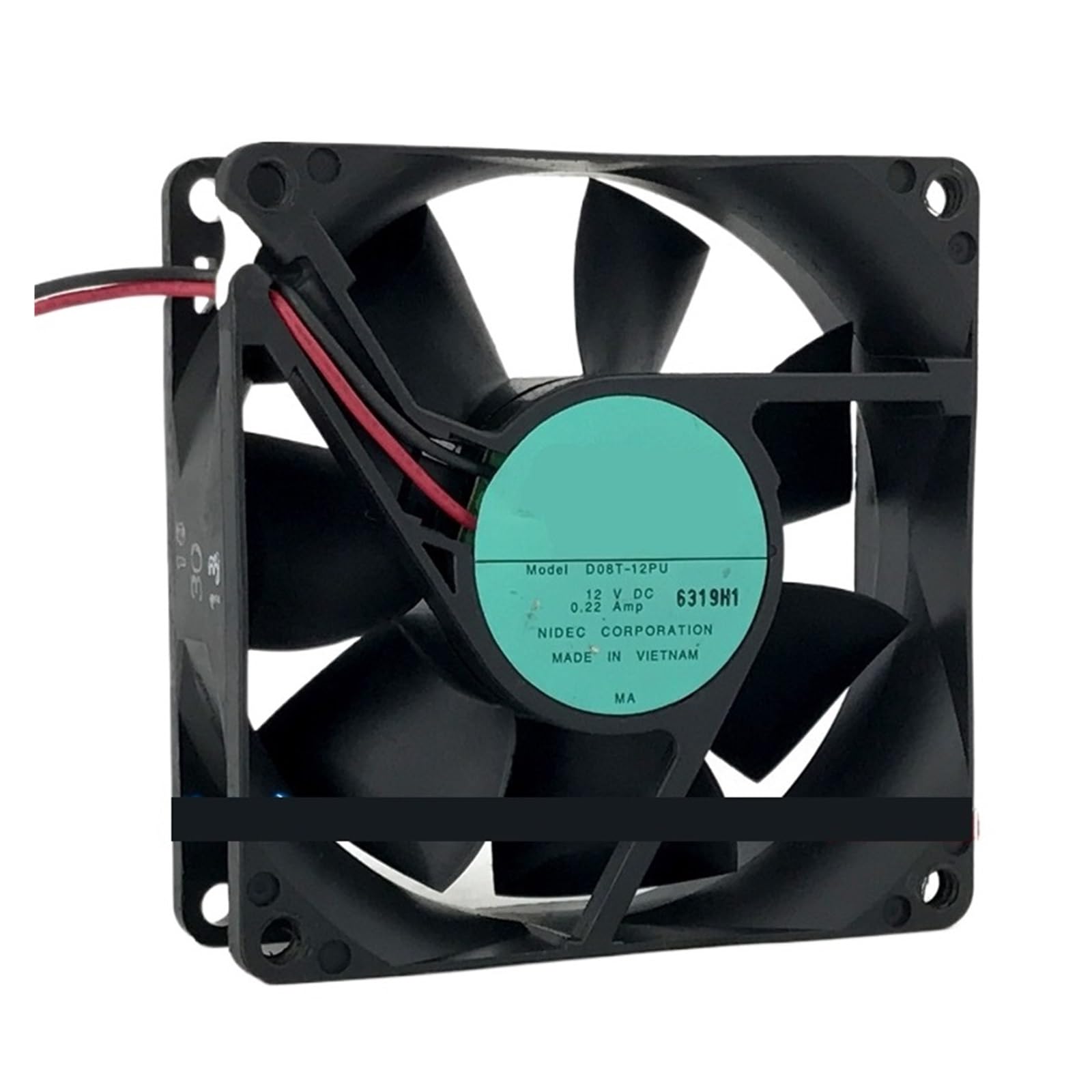ANERTQUIH D08T-12PU A 12V 0.22A 8025 80 * 25mm Cooling Fan